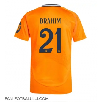 Real Madrid Brahim Diaz #21 Tricou Fotbal Replică 2024-25 Barbati Deplasare